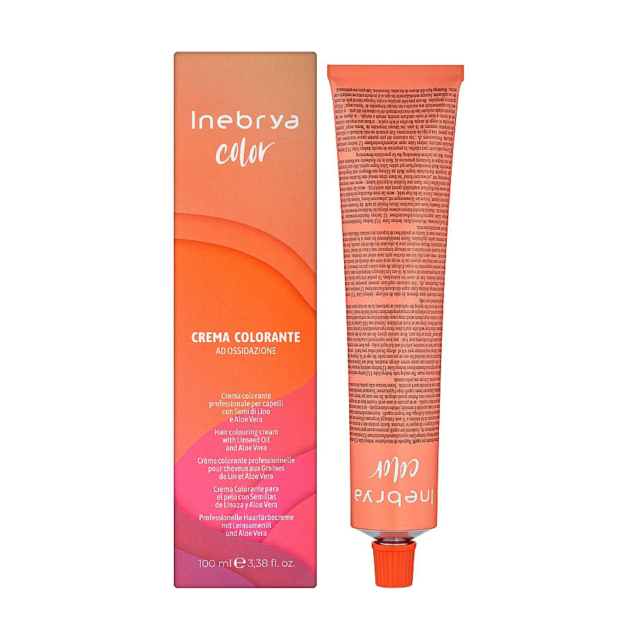 Перманентна крем-фарба для волосся Inebrya Color 1 Pure Black, 100 мл